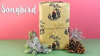 How to Make Songbird Gift Wrap - Sizzix Lifestyle
