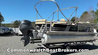 2018 Geneva SunChaser at CommonwealthBoatBrokers.com #pontoon #pontoonboat #lake