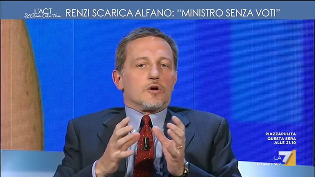 Giannini: 'Alfano se lo doveva aspettare, Renzi è il politico più spregiudicato'