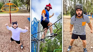 Competencia en el parque! - ( Los videos más nuevos de Pucky Pacheco )