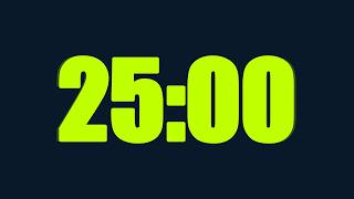 25 Minute Workout Timer