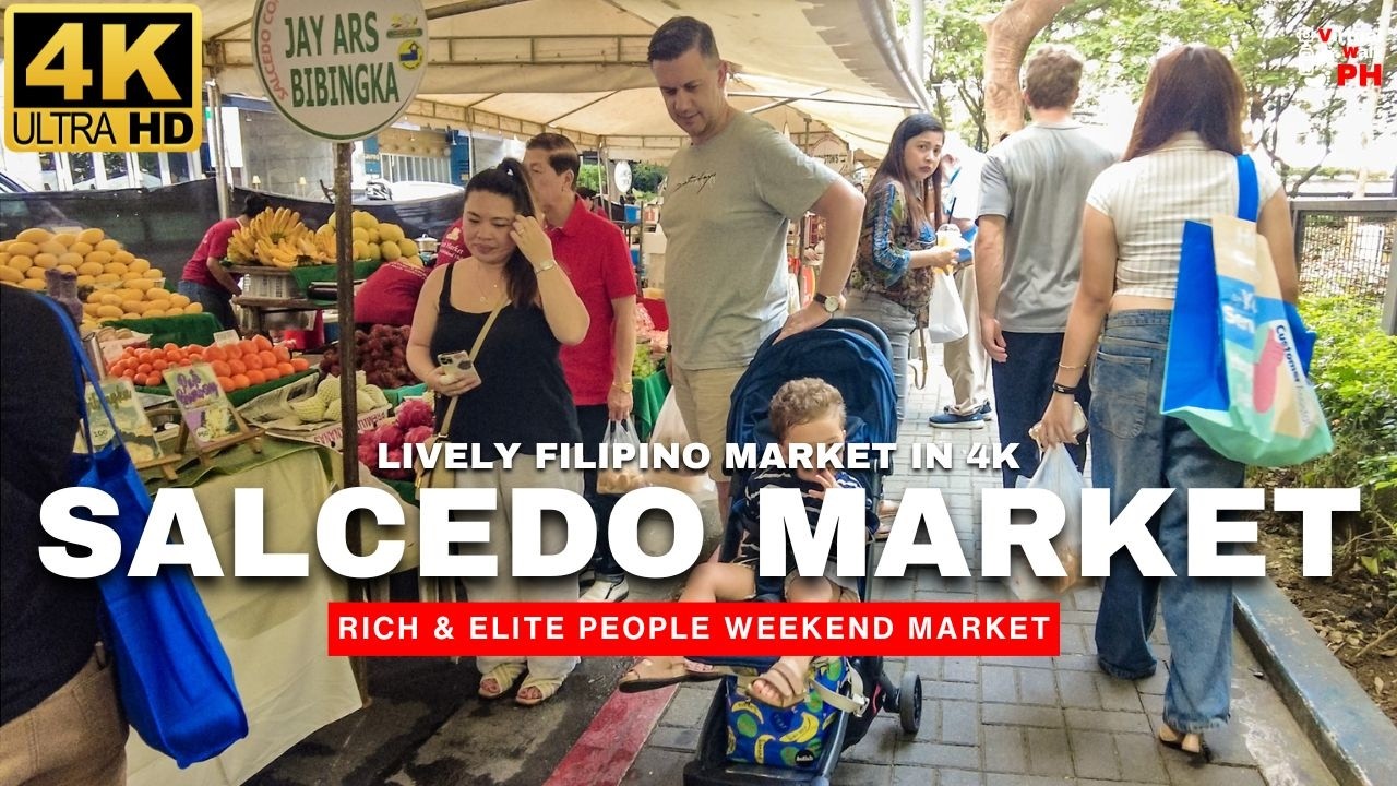 [4K] What Millionaires Buy Inside Salcedo Weekend Market | Luxury Gourmet Foods