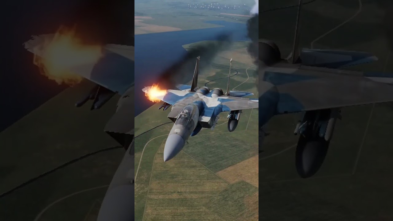 F-18 Hits F-15 Eagle In Dcs World 