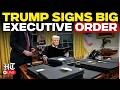 LIVE: President Donald Trump Signs Executive Orders | Iran-US Ceasefire | Strait OF Hormuz | Israel