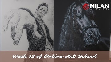 Week 12 of The Online Mastery Program | Milan Art Institute Weekly Vlog