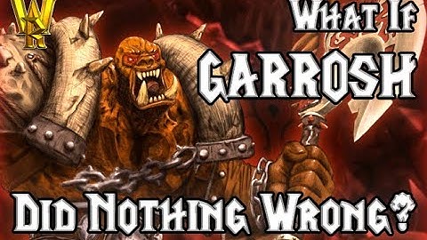 What If Garrosh Hellscream Did Nothing Wrong?