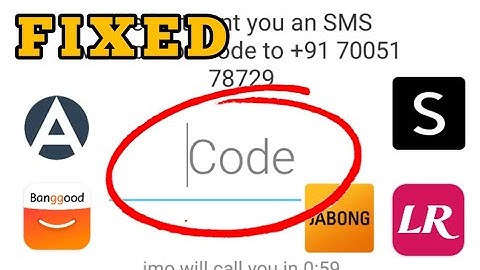 Fix Verification Code & OTP Not Received Problem in Jabong, Limeroad, Shein Fashion, Ajio, Banggood