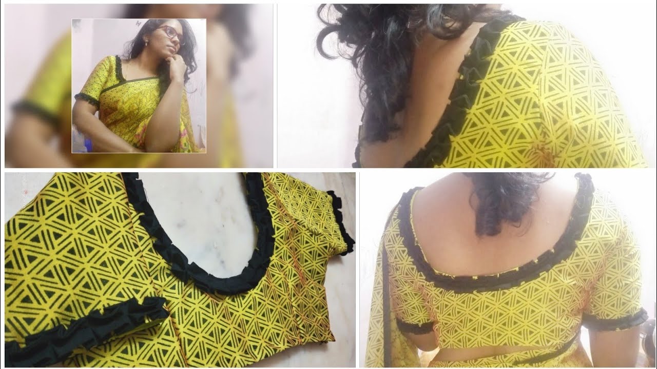 new Blouse design with box plate simple and easy to stitch