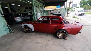 chevette tubarão widebody como ficou no chão , kit body #chevette #brasil #widebody