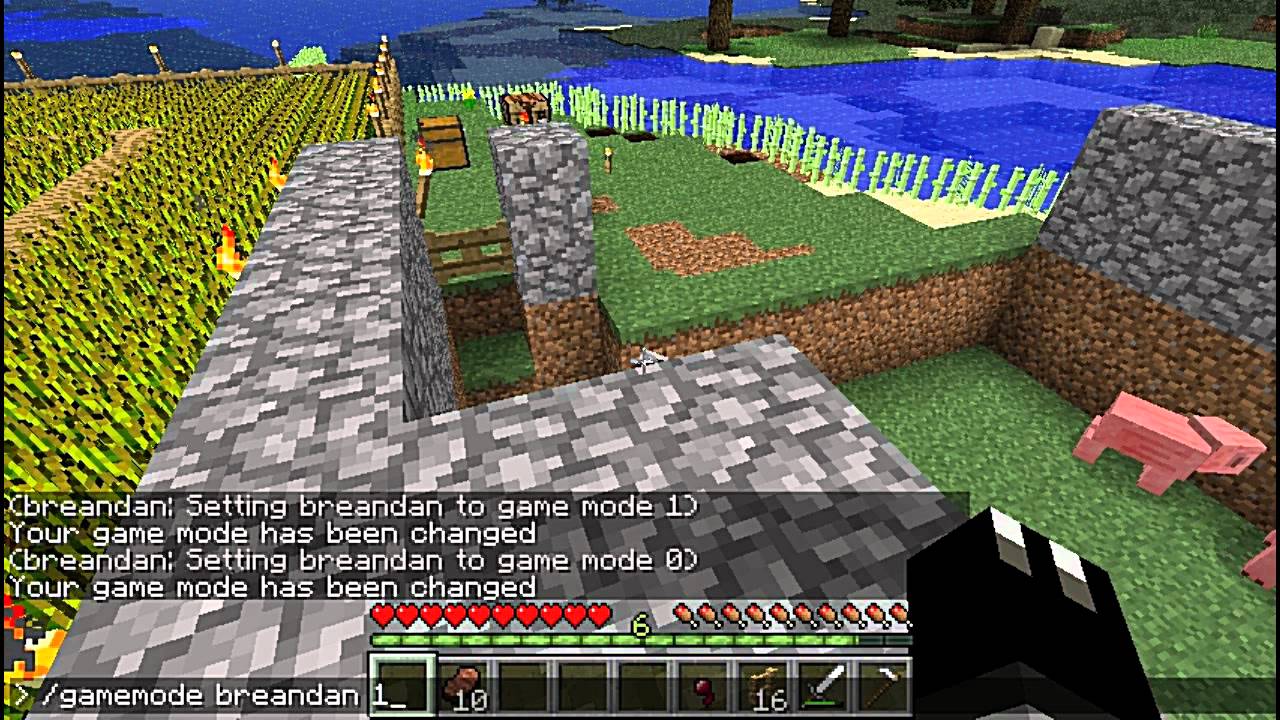 Minecraft How To Change To Creative Mode On Servers Youtube