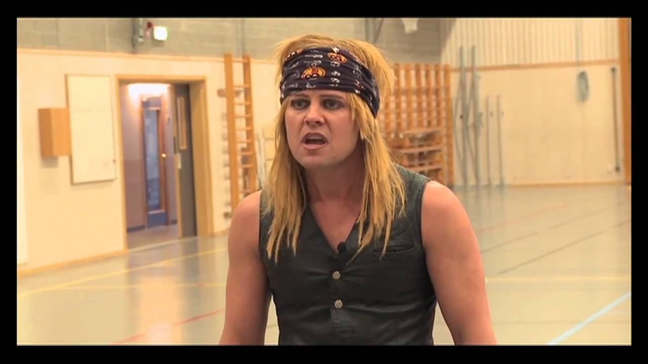 Glenne Gura har gympa