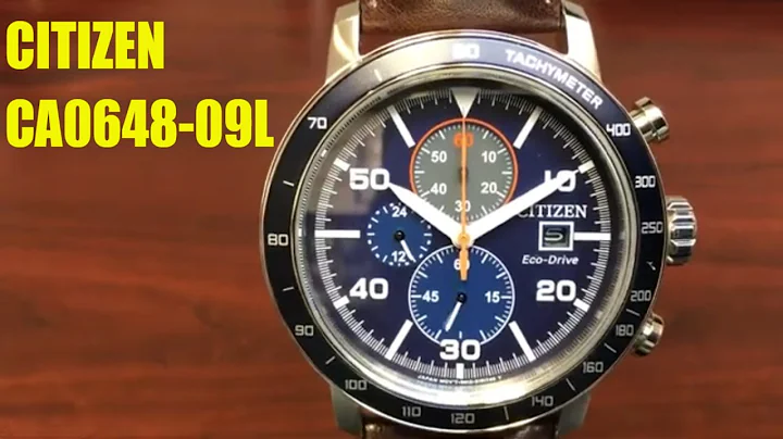 Citizen Eco-Drive CHR Brycen Brown Chronograph Wat...