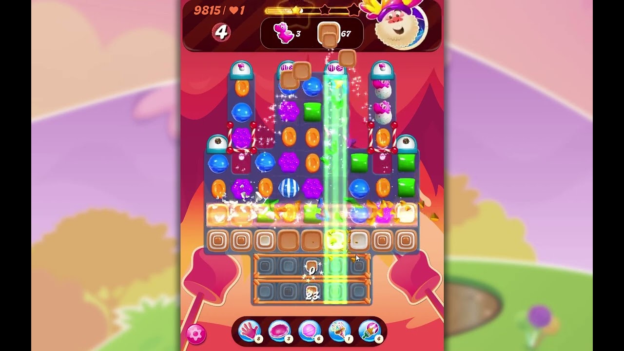 Candy Crush Saga Level 9815 - YouTube