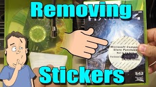 Removing Stickers From Video Games, Movies & Collectibles Without Damaging Them - @Barnacules
