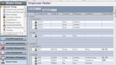 HRPro Grouping Demonstration