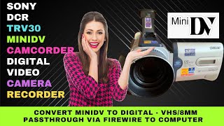 SONY miniDV HANDYCAM DCR-TRV30 ② Sony Handycam DCR-TRV30 Camcorder for sale online | eBay