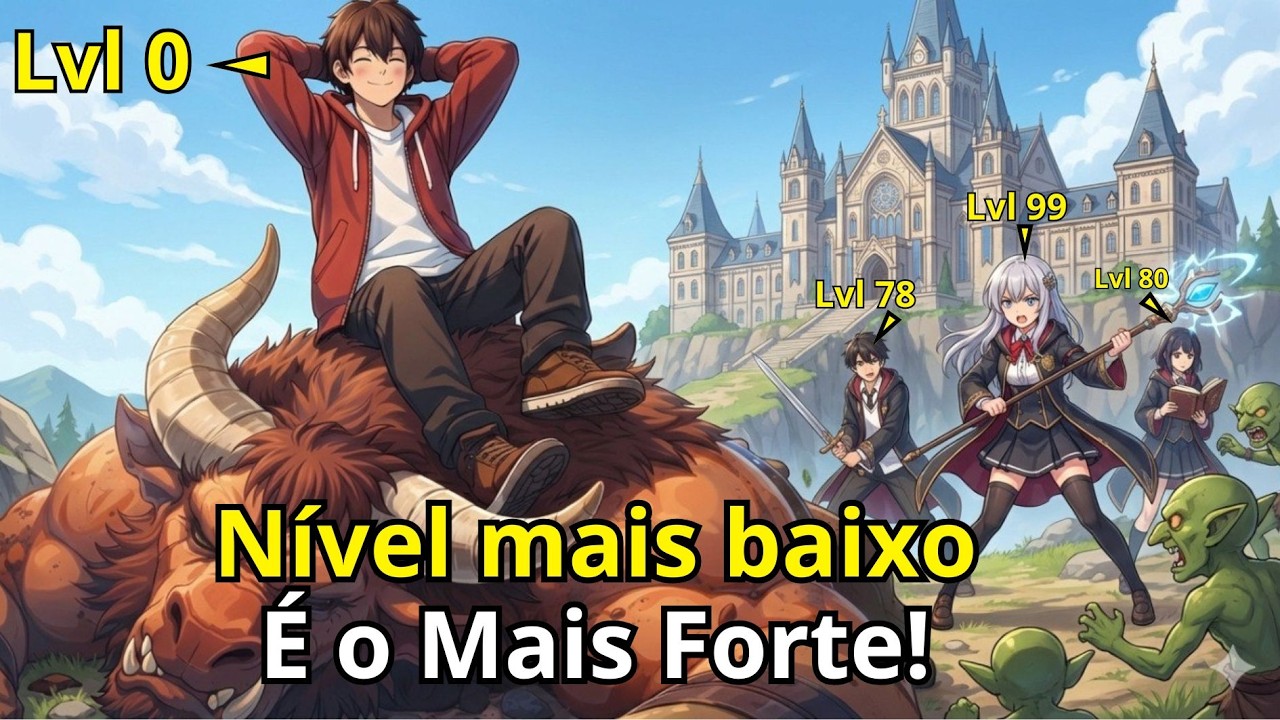 [1-2] Desprezado por ter NIVEL 0.. Ele Descobre um PODER que supera os RANKERS - SS  | Recap Mangá