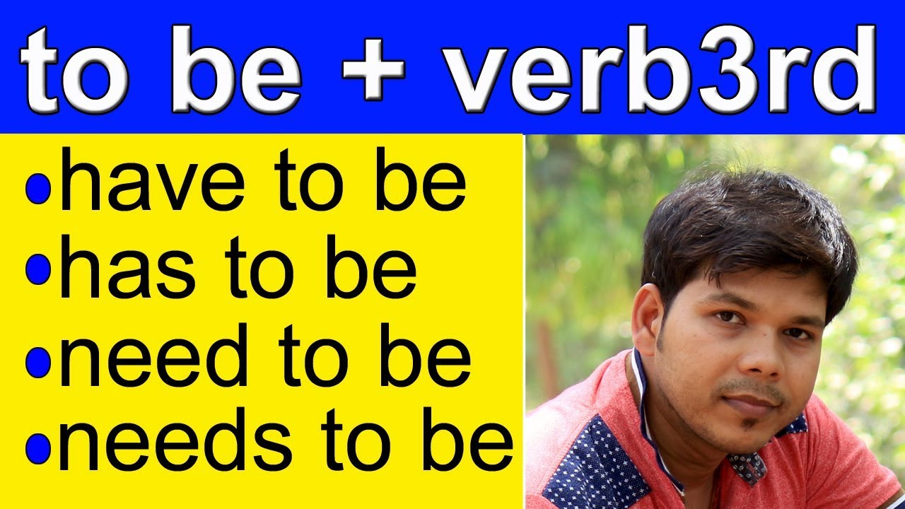 to be + v3 in ENGLISH GRAMMAR - youtube