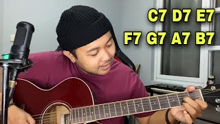 Video-Miniaturansicht von „Cara belajar cepat Chord C7 D7 E7 F7 G7 A7 B7“