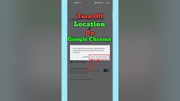 How to Turn Off Location on Google Chrome Android ||#shorts #tech
