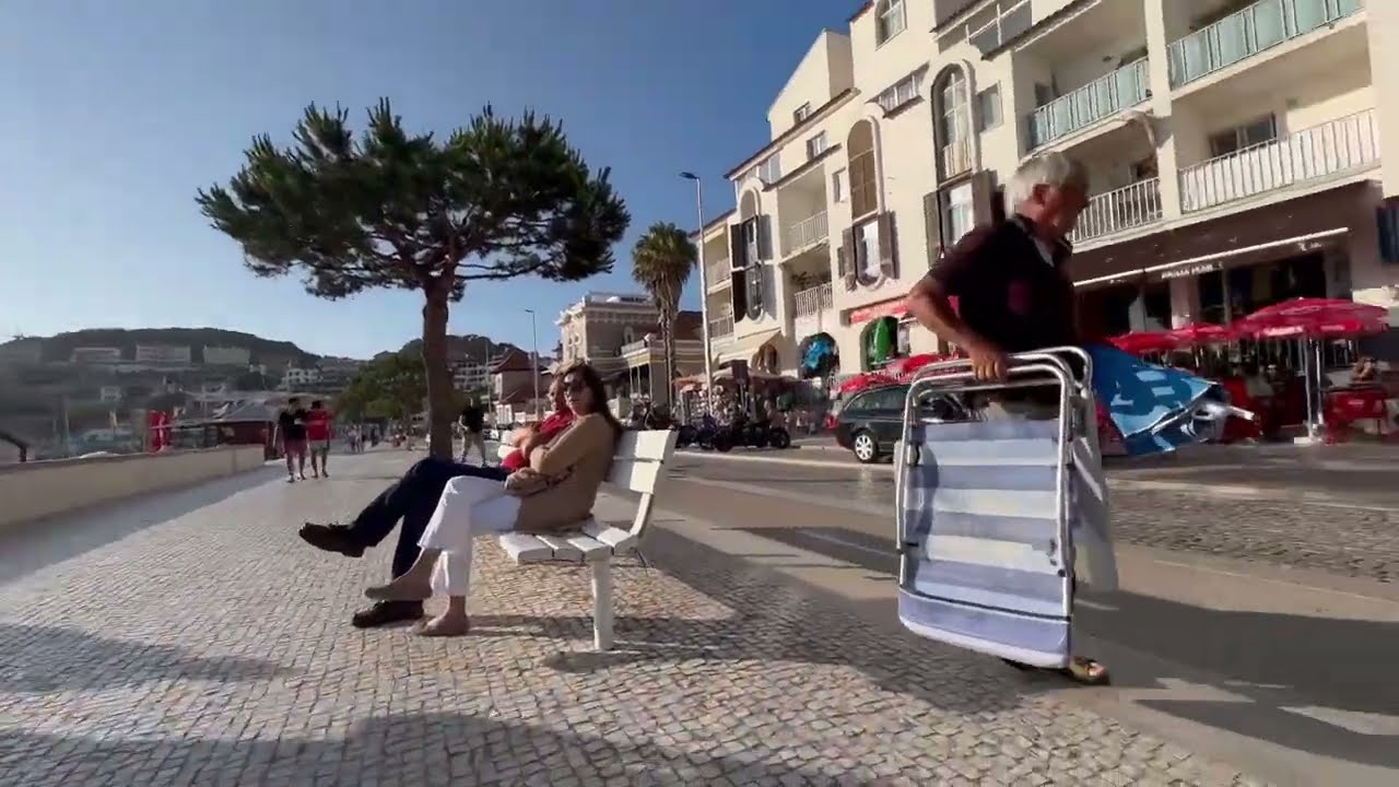 Praia de São Martinho do Porto Portugal 🇵🇹 4K