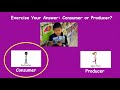 Consumers and Producers in Goods and Services