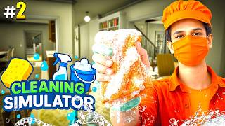 CLEANING LUXURIOUS HOUSES | Cleaning Simulator #2