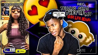 TELLING GIRLS THEY ARE MY GIRLFRIEND NOW | MONKEY APP *IT WORKED* screenshot 4