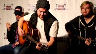 Eli Young Band acoustic performance at KAT 103 Listener lounge