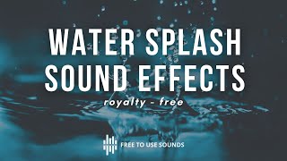 Water Splashes Sound Effects