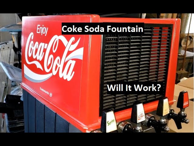 邦楽 Soda! Soda! Soda! Soda fountains Vintage Coke Soda Fountain! Is it Fixable? - YouTube