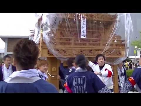 2013西条祭り　洲之内屋台　御殿前