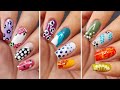 Easy nailart compilation  nailart at home  cute nailart  tejasvini valvi