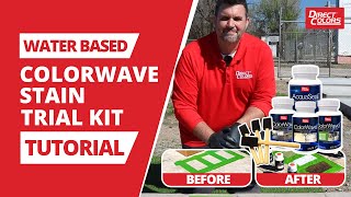 DIY ColorWave® Stain Trial Kit Tutorial | Transform Your Space with Direct Colors