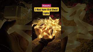 3 Viral Meesho Diwali Lights You Must Buy | Budget Home Decor Ideas 2025 | Festive Lighting Haul