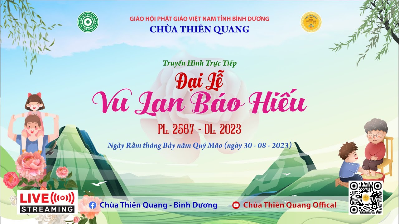 🔴ĐẠI LỄ VU LAN BÁO HIẾU TẠI CHÙA THIÊN QUANG - NI SƯ HƯƠNG NHŨ THUYẾT GIẢNG