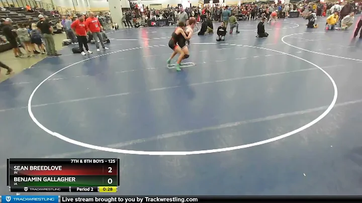 125 Lbs Cons. Round 3 - Benjamin Gallagher, IA Vs ...