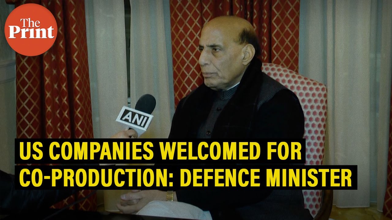 US Defence manufacturing companies welcomed for co-development, co-production in India: Rajnath