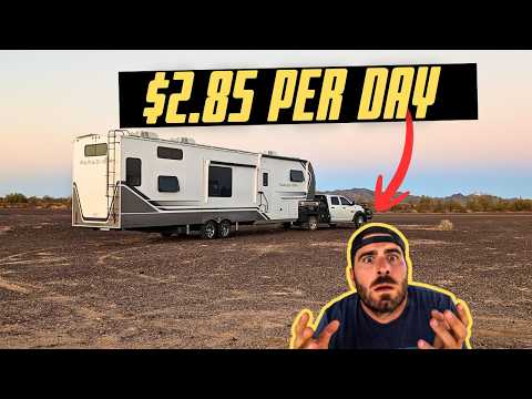 We Lived in the Desert for $2.85 Day! (Yuma Arizona Camping, Pilot Knob LTVA)