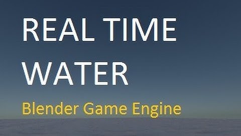 Real time water (geometric waves) semi realistic BGE