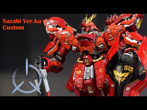 100 hour buiding the 1/100 Sazabi MSN-04 Ver Ka. custom