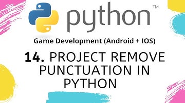 Project Remove Punctuation in Python