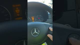 Mercedes Sprinter Digital Speedometer How to select