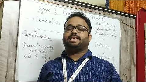 Types of combustion Class 8A 22nd June @SFS Narengi