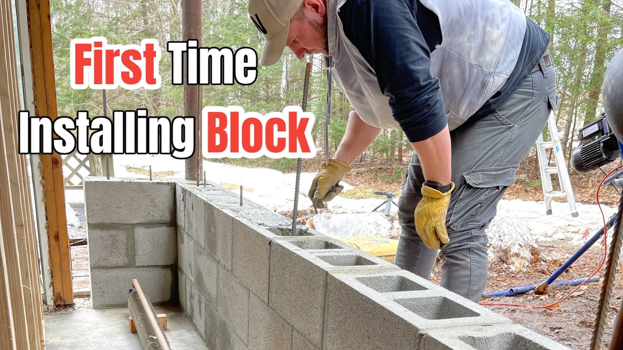 FIRST TIME Installing Cement BLOCK Wall Learn From My MISTAKES WINNI FIRST TIME Installing Cement BLOCK Wall Learn From My MISTAKES WINNI