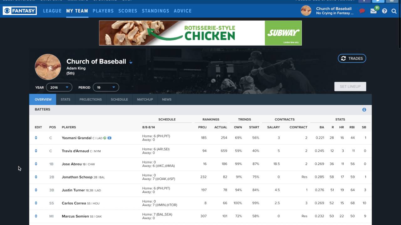 ASMR Soft Spoken -  Fantasy Baseball