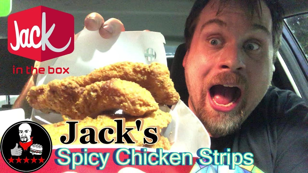 Jack in the Box NEW Jack's Spicy Chicken Strips Review YouTube