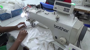 Front part top to half Twill tape attach