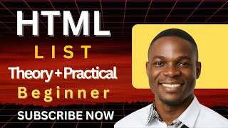HTML Lists Tutorial for Beginners 2025  Learn Ordered, Unordered & Description Lists in HTML