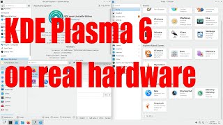 Run KDE Plasma 6 in Live CD mode on real hardware tutorial - December 2023 - be578c03